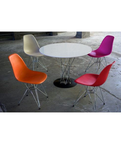 STÓŁ OKRĄGŁY CYKLON POŁYSK CYCYLONE (BIAŁY, CZARNY)