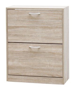 SZAFKA NA BUTY KINGA 2  (SONOMA, TRUFLA, ŚLIWA)