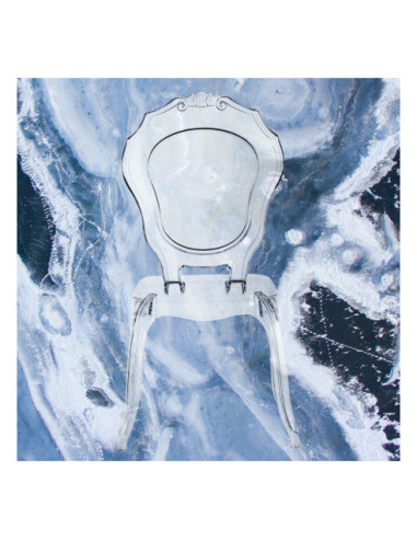 KRZESŁO TRANSPARENTNE QUEEN (PRZEZROCZYSTE)