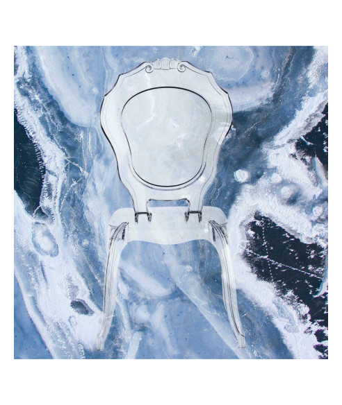 KRZESŁO TRANSPARENTNE QUEEN (PRZEZROCZYSTE)