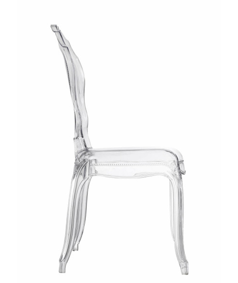 KRZESŁO TRANSPARENTNE QUEEN (PRZEZROCZYSTE)