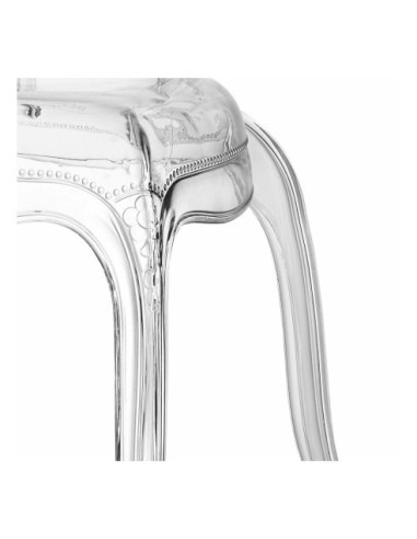 KRZESŁO TRANSPARENTNE QUEEN (PRZEZROCZYSTE)