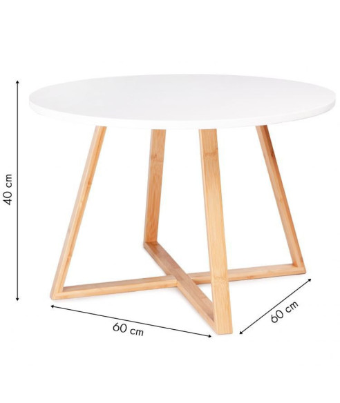 SKANDYNAWSKI STOLIK KAWOWY GOODHOME FI 60 CM