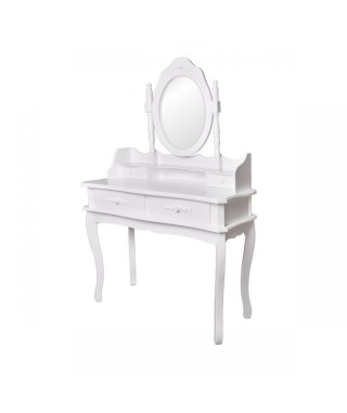 TOALETKA KOSMETYCZNA KONSOLA 4SZ BIAŁA GOODHOME 2