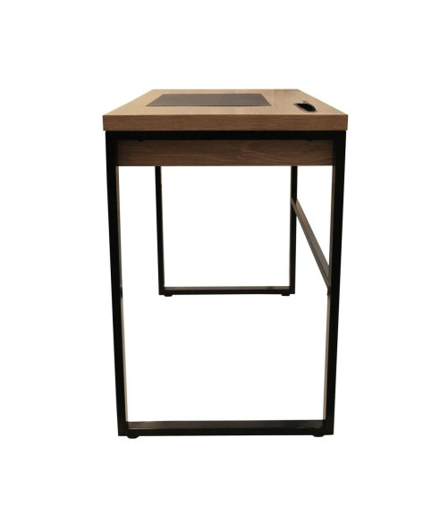 BIURKO DOLEM INDUSTRIAL DĄB CZARNY STELAŻ