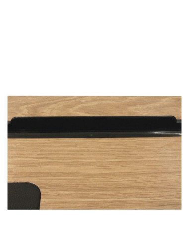 BIURKO DOLEM INDUSTRIAL DĄB CZARNY STELAŻ