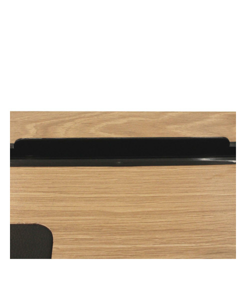 BIURKO DOLEM INDUSTRIAL DĄB CZARNY STELAŻ