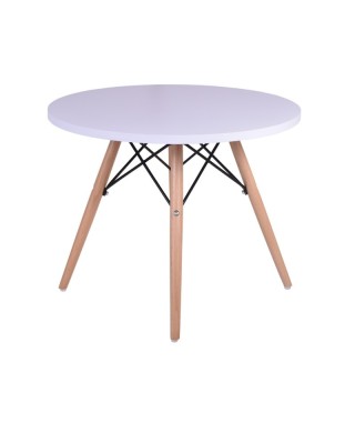 STOLIK KAWOWY PARIS OKRĄGŁY (BIAŁY, ŻÓŁTY, SZARY, CZARNY)
