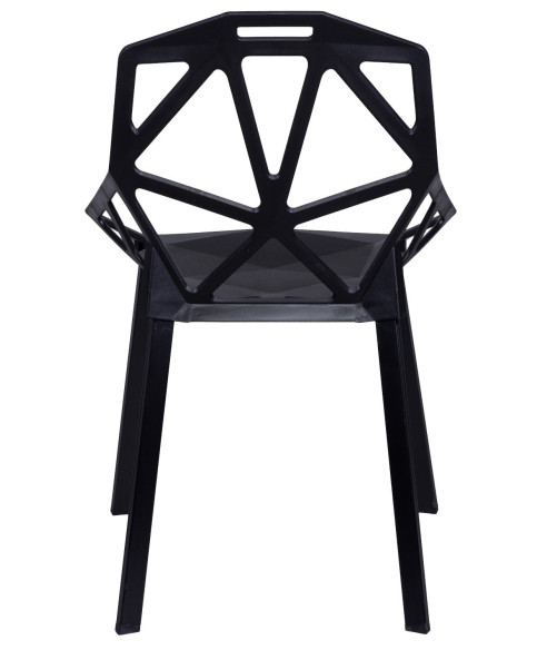 KRZESŁO DESIGNERSKIE VECTOR CZARNE