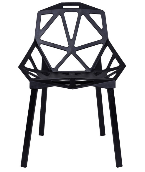 KRZESŁO DESIGNERSKIE VECTOR CZARNE