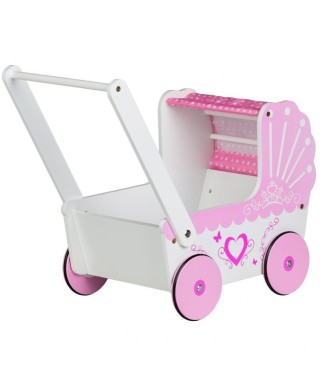 PCHACZ DZIECIĘCY WÓZEK DLA LALEK DREWNIANY (WYBIERZ MODEL)