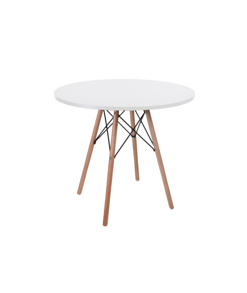 ZESTAW STOŁOWY DO KUCHNI STÓŁ+4 KRZESŁA BIAŁY