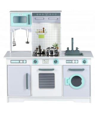 DUŻA DREWNIANA KUCHNIA ZESTAW MEBELKÓW DZIECIĘCYCH 2