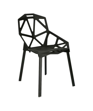 KRZESŁO DESIGNERSKIE GAP PP  (BIAŁY, CZARNY)