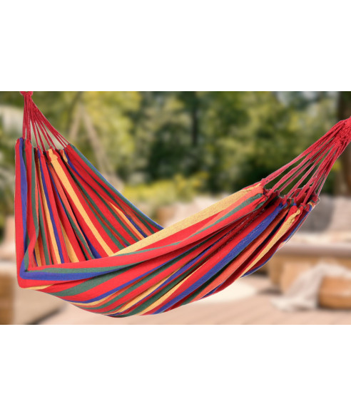 HAMAK 2-OSOBOWY TOTO BAWEŁNA + POKROWIEC