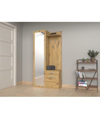 GARDEROBA DUO Z SZAFĄ PRZEDPOKÓJ ZESTAW MEBLI DĄB ARTISAN 2