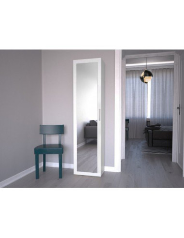 SZAFA Z LUSTREM DUO BIAŁA