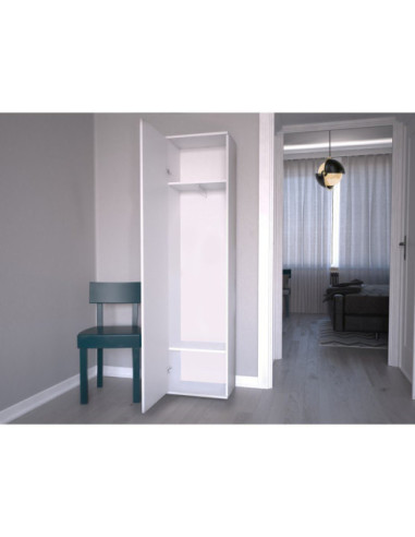 SZAFA Z LUSTREM DUO BIAŁA