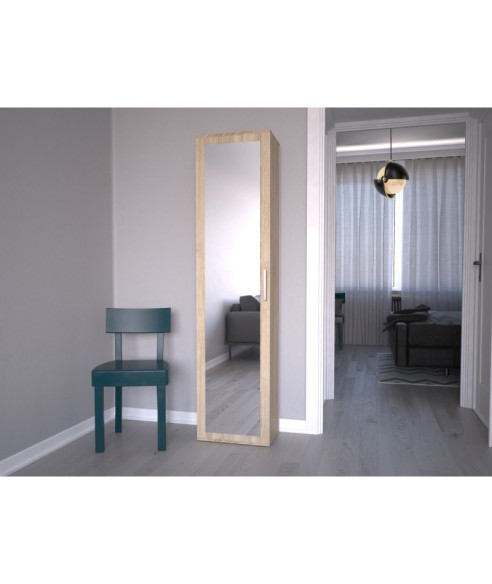 SZAFA Z LUSTREM DUO DĄB SONOMA