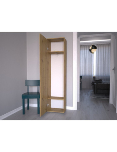 SZAFA Z LUSTREM DUO DĄB ARTISAN