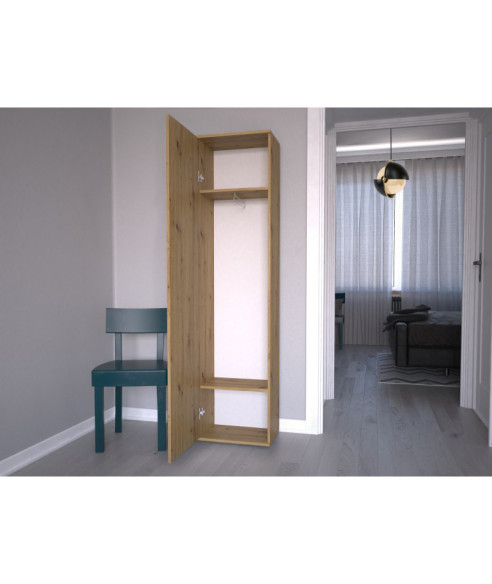 SZAFA Z LUSTREM DUO DĄB ARTISAN