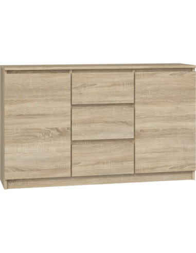 KOMODA 2D3S  (BIAŁA, DĄB SONOMA, DĄB ARTISAN)