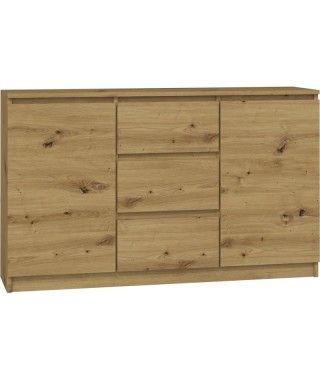 KOMODA 2D3S  (BIAŁA, DĄB SONOMA, DĄB ARTISAN) 2