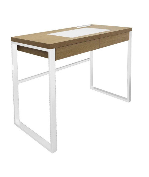 BIURKO DOLEM INDUSTRIAL DĄB BIAŁY STELAŻ