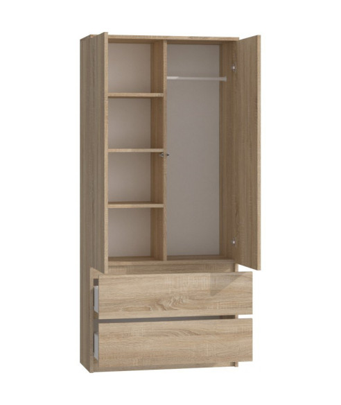 SZAFA-GARDEROBA SS-90 DĄB SONOMA