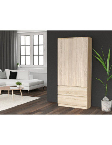 SZAFA-GARDEROBA SS-90 DĄB SONOMA