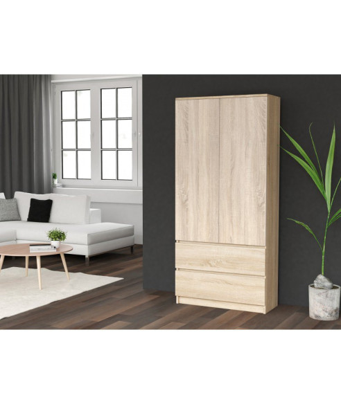 SZAFA-GARDEROBA SS-90 DĄB SONOMA