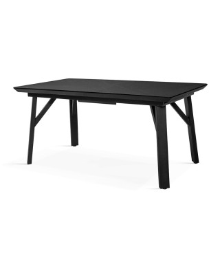 STÓŁ ROZKŁADANY VICTUS CZARNY MARMUR 160/200X90 CM