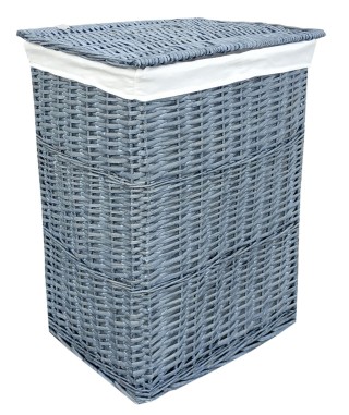 KOSZ WIKLINOWY NA BIELIZNĘ  114 l (BIAŁY, SZARY, BRĄZOWY)