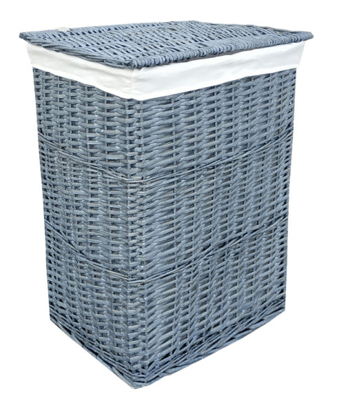 KOSZ WIKLINOWY NA BIELIZNĘ  114 l (BIAŁY, SZARY, BRĄZOWY)