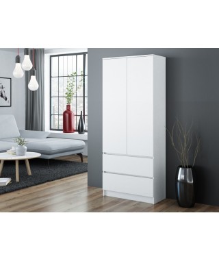 SZAFA-GARDEROBA SS-90 BIAŁY MAT 2