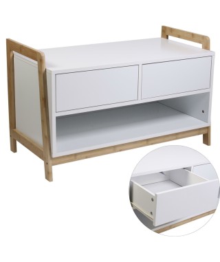 SZAFKA NA BUTY DO PRZEDPOKOJU KOPENHAGA BIEL+DREWNO