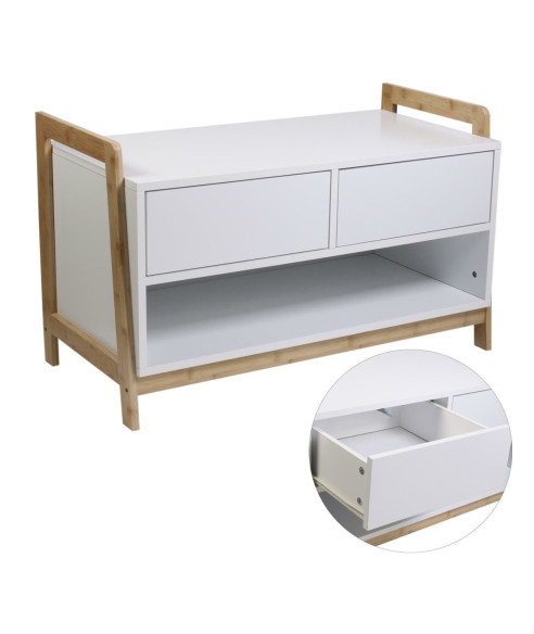 SZAFKA NA BUTY DO PRZEDPOKOJU KOPENHAGA BIEL+DREWNO