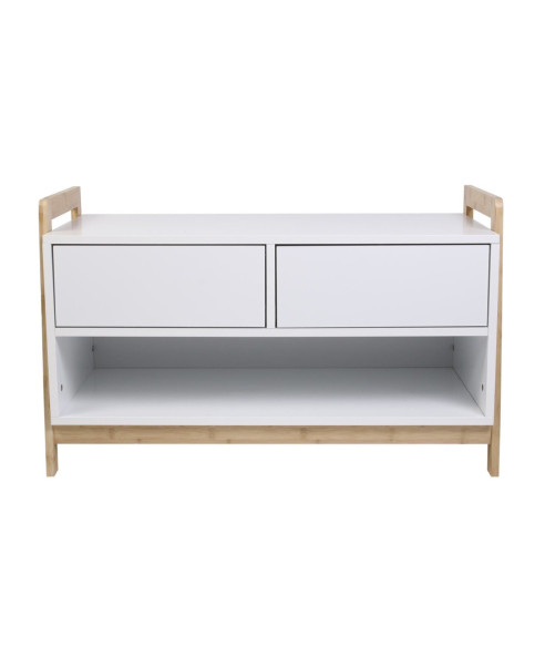 SZAFKA NA BUTY DO PRZEDPOKOJU KOPENHAGA BIEL+DREWNO