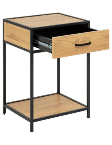 STOLIK NOCNY SEAFORD DZIKI DĄB