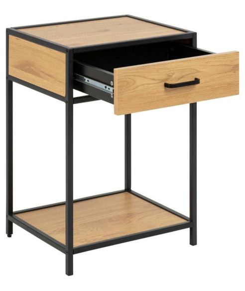 STOLIK NOCNY SEAFORD DZIKI DĄB