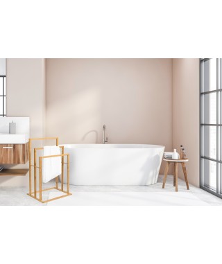 STOJAK BAMBUSOWY WIESZAK NA RĘCZNIKI LAOS 2