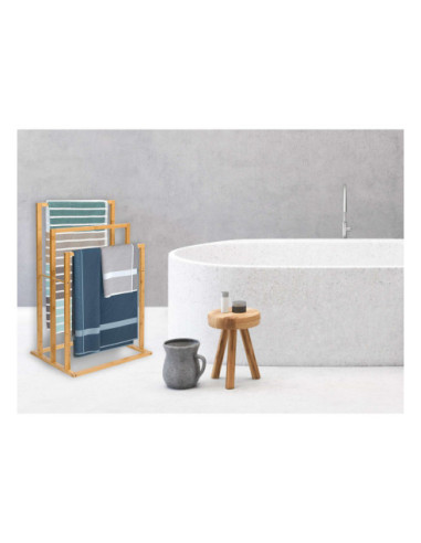 STOJAK BAMBUSOWY WIESZAK NA RĘCZNIKI LAOS