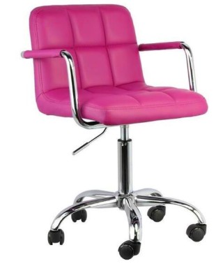 KRZESŁO BIUROWE OBROTOWE N-13 (BIAŁY, RÓŻOWY, SZARY)