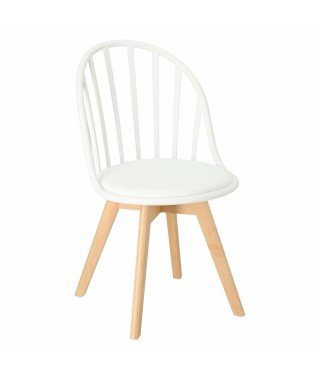 KRZESŁO Z PODUSZKĄ SIRENA (BIAŁY, SZARY)