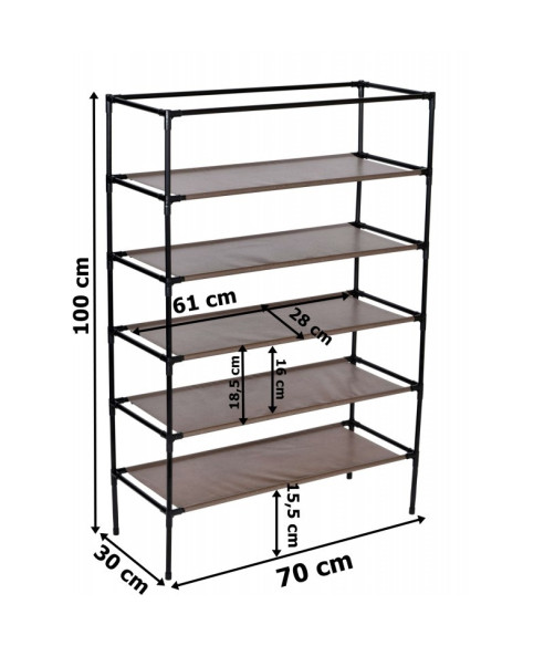 SZAFKA TEKSTYLNA NA BUTY EMMA KRATA