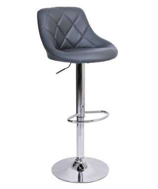 HOKER KRZESŁO KUCHENNE CYDRO EKO-SKÓRA (SZARY, CZARNY)