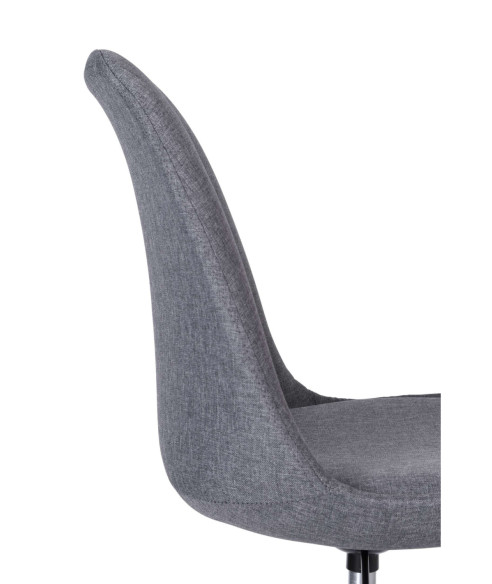 KRZESŁO BIUROWE OBROTOWE ELMO TAPICEROWANE GRAFIT