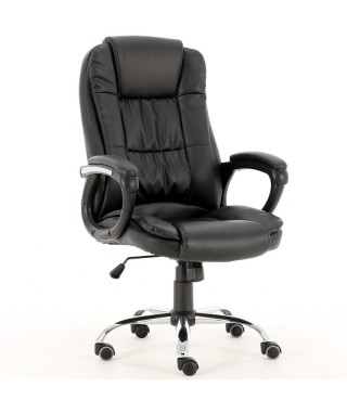 FOTEL BIUROWY OBROTOWY IDOL CZARNY