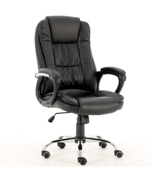 FOTEL BIUROWY OBROTOWY IDOL CZARNY