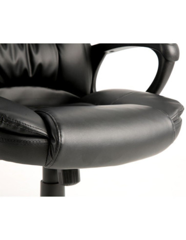 FOTEL BIUROWY OBROTOWY IDOL CZARNY